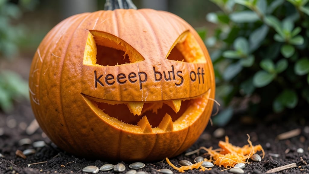 How to Keep Bugs Off Carved Pumpkins: Hot Soap Barrier That Repels for Weeks