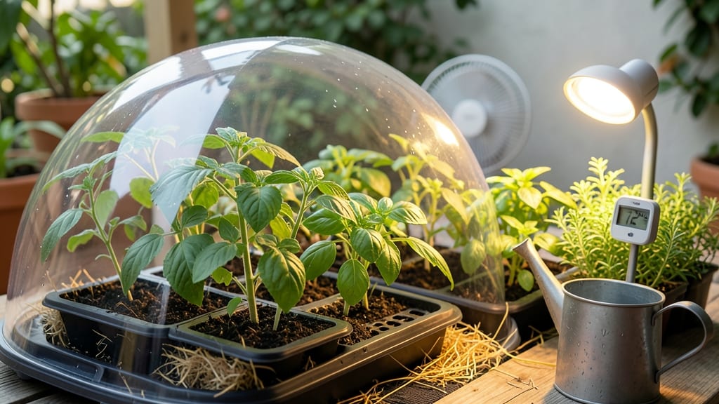 How to Keep Seedlings Warm: Cozy Greenhouse Hacks for Frosty Nights