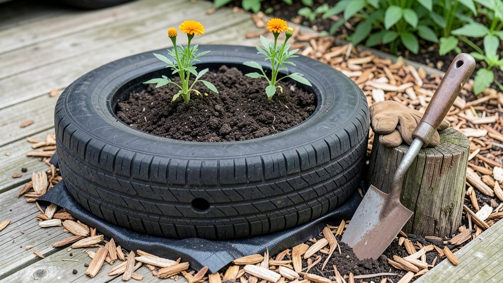 How to Make Tire Planters: Upcycled Garden Beds for Thriving Vegetables