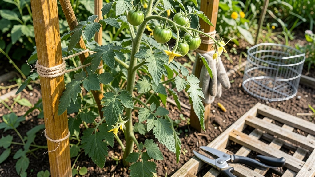 How to Make Tomato Trellises: Vertical Space-Saving Garden Hacks