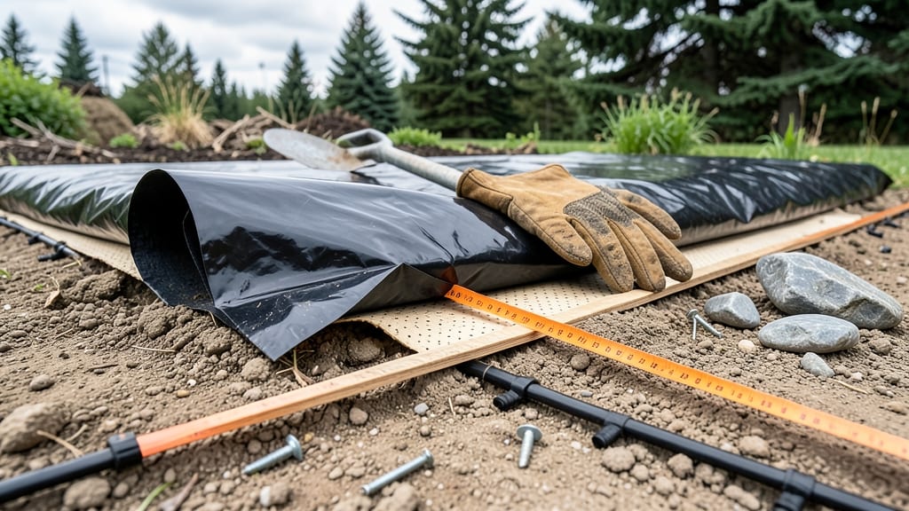 How to Lay Black Plastic in Garden: Weed-Blocking Barrier for Year-Round Control