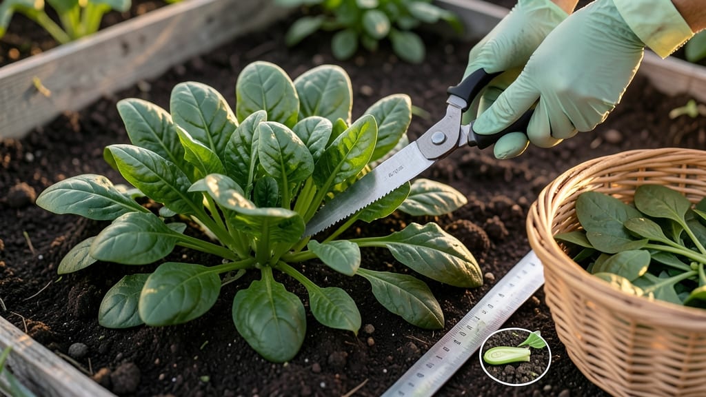 How to Know When to Harvest Spinach: Leaf Size and Flavor Tests That Work