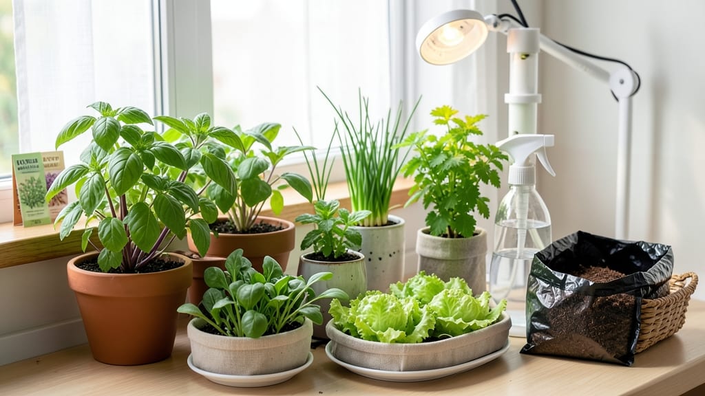 How to Grow Veggies in an Apartment: Space-Saving Stacked Planters for Herbs and Greens