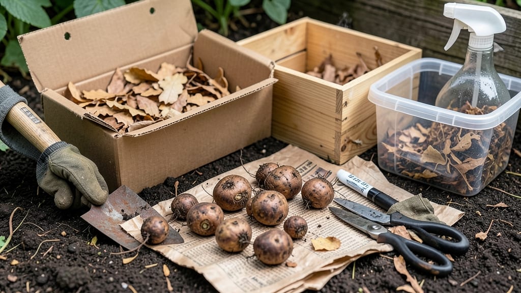 How to Dig Up and Store Dahlia Tubers: Frost-Proof Revival for Next Year's Blooms