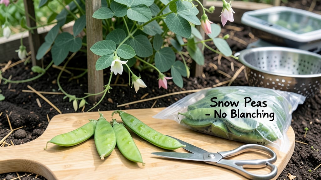 How to Freeze Snow Peas Without Blanching: Crisp-Tender Texture Locked In