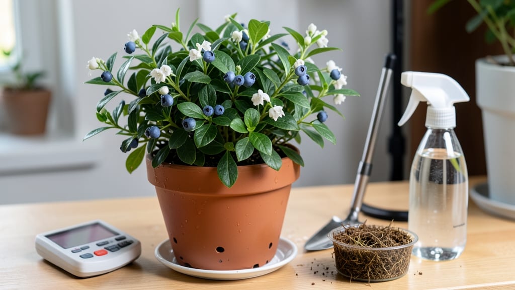 How To Grow Blueberries Inside: Dwarf Bushes for Year-Round Harvests