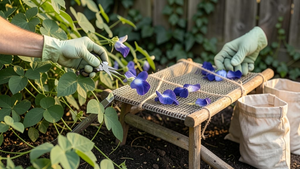 How to Dry Butterfly Pea Flower for Tea: Earthy Blue-Green Infusions in Minutes