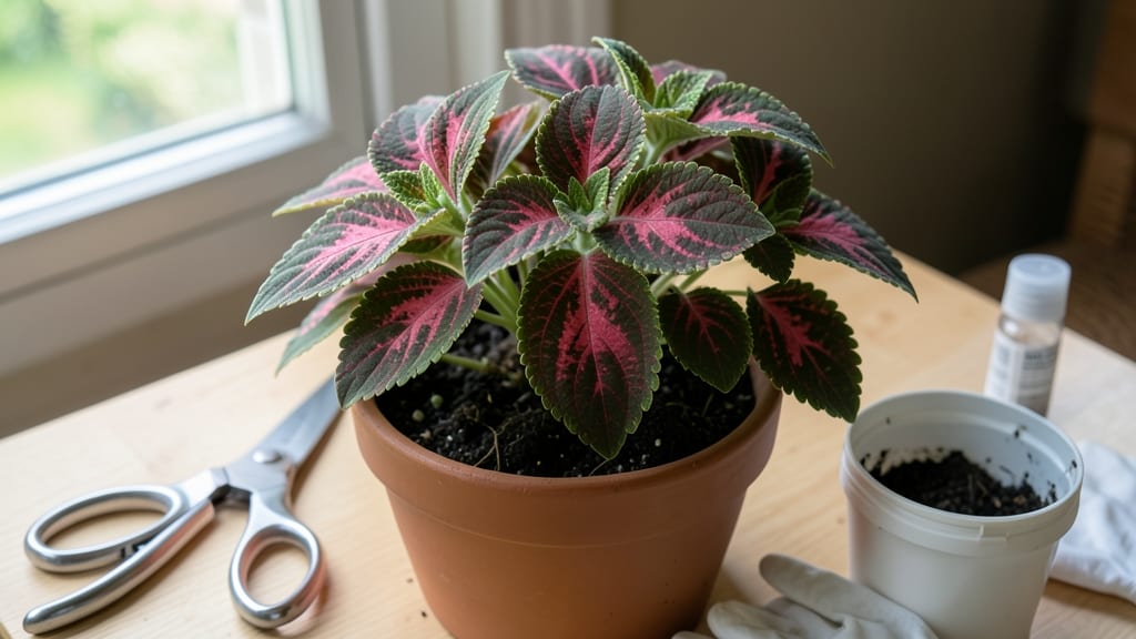 How to Cut Coleus for Winter: Layered Stems Revival for Spring Regrowth