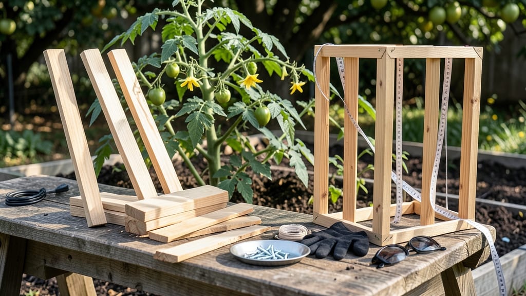 How to Build a Wooden Tomato Cage: Sturdy Frame for Heavy Vines and Bountiful Harvests