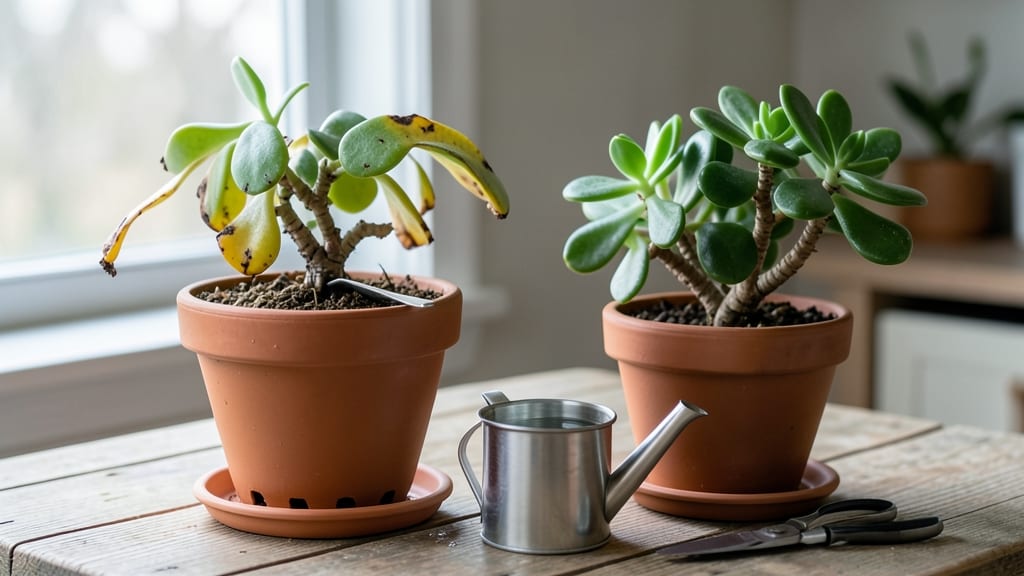 How to Fix Overwatered Jade Plant: Root Rescue With Air-Drying Revival