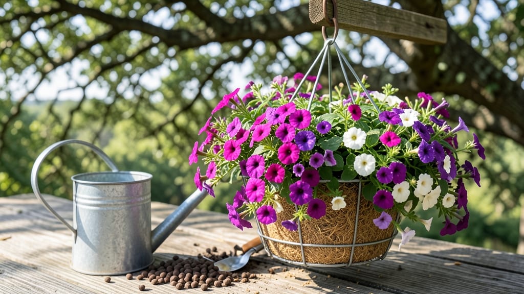 How to Care for Calibrachoa in Hanging Baskets: Year-Round Color with Deadheading Tricks