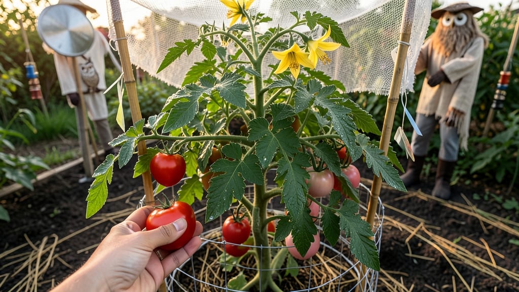 How to Keep Birds Off Tomatoes: Boiling Water Barrier That Smothers Nests Permanently