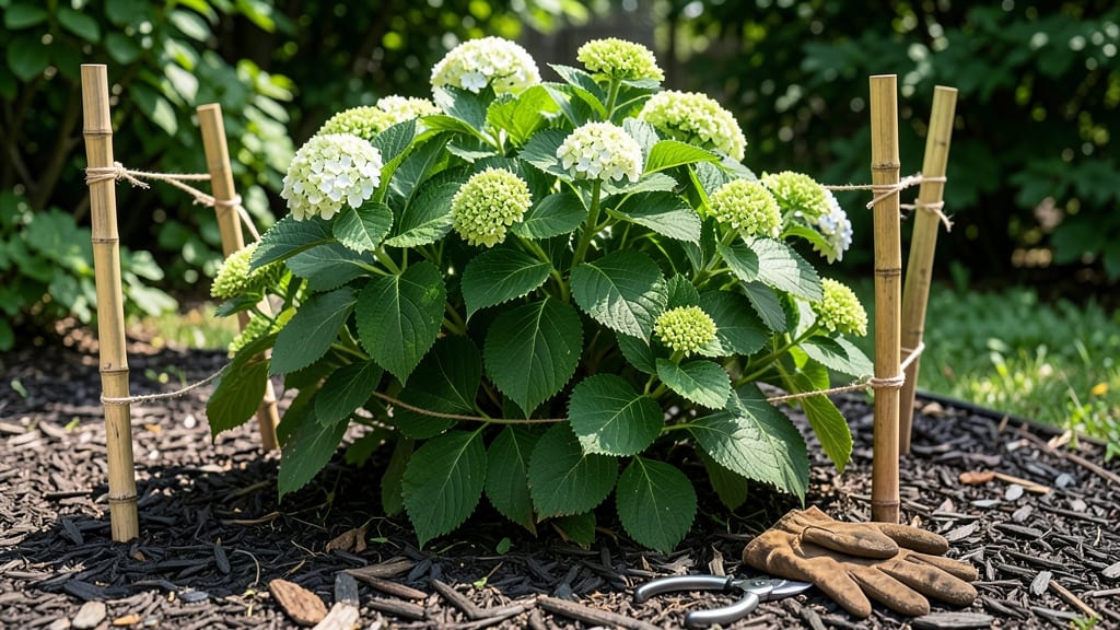 How to Keep Hydrangeas Upright: Sturdy Stakes and Soil Support Secrets