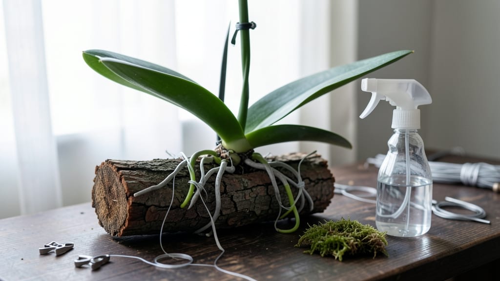 How to Grow Orchids on a Log: Thriving Blooms With Minimal Soil