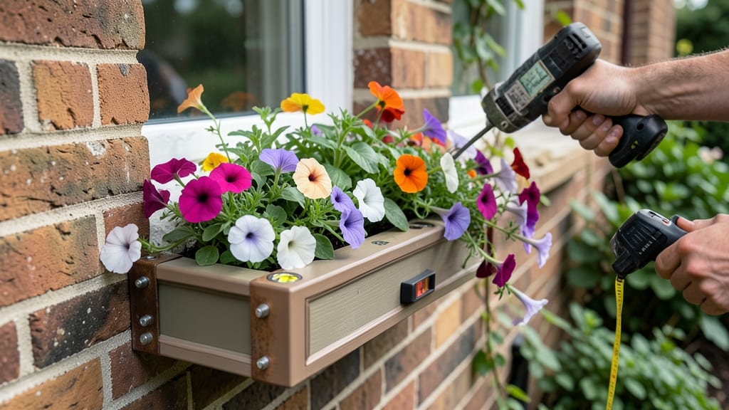Window Boxes on Brick: Heavy-Duty Mounting for Long-Lasting Beauty