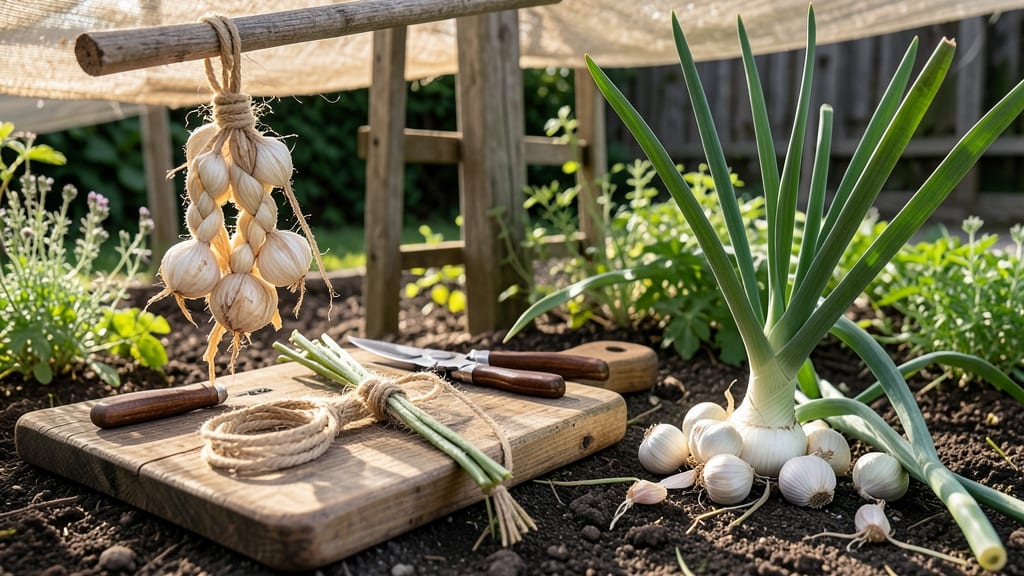 How to Braid Garlic for Curing: Three-Strand Plait That Preserves Flavor