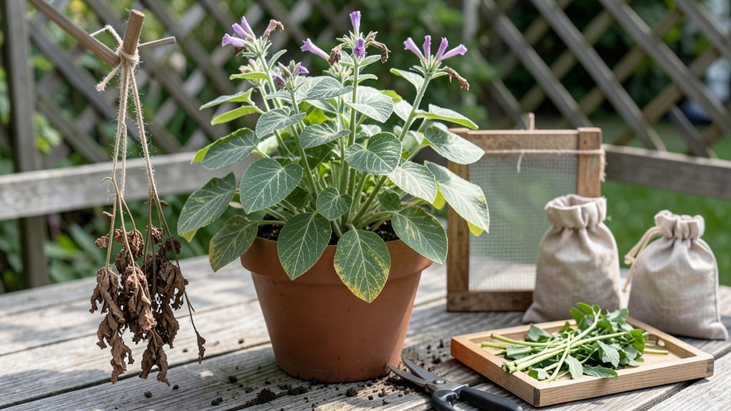 How to Dry Dead Nettle: Boil-Pour Barrier for Permanent Root Eradication