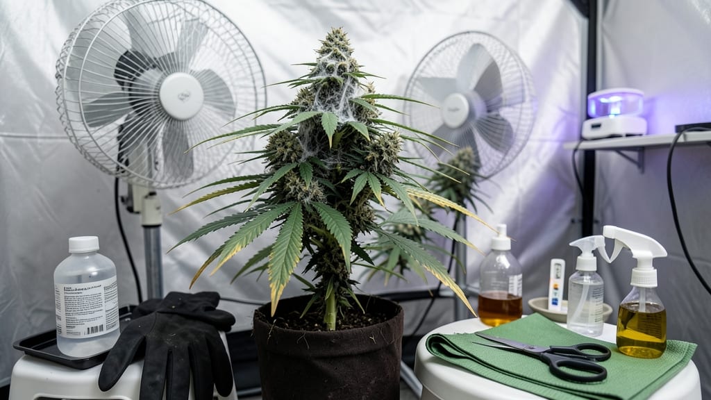 How to Get Rid of Mold on Cannabis Plants: Boil-and-Pour Barrier That Eradicates Spores in Minutes