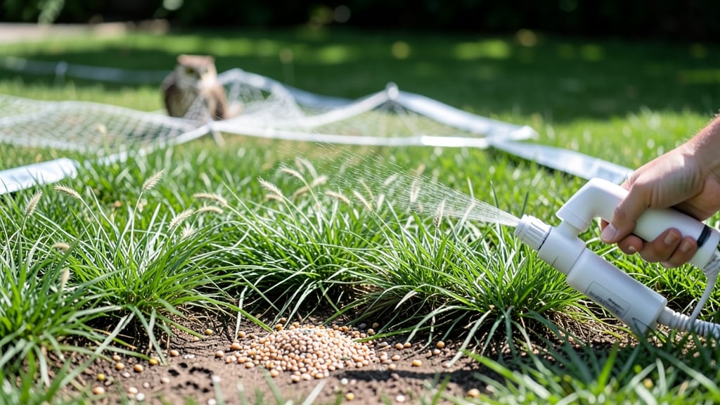 How to Keep Birds From Eating Grass Seeds: Repellent Spray That Smothers Their Scent