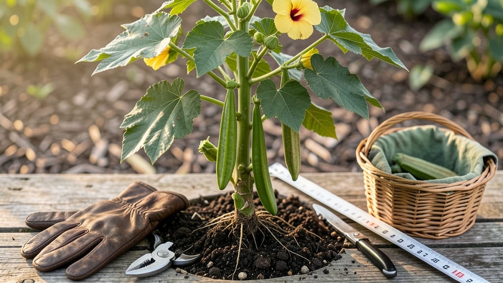 How to Know When to Pick Okra: 3 Signs for Harvesting at Peak Tenderness